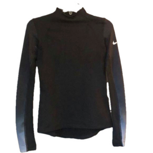 NWOT Nike Pro Hyperwarm Ombre Training Top - Mock Neck Reflective - Small